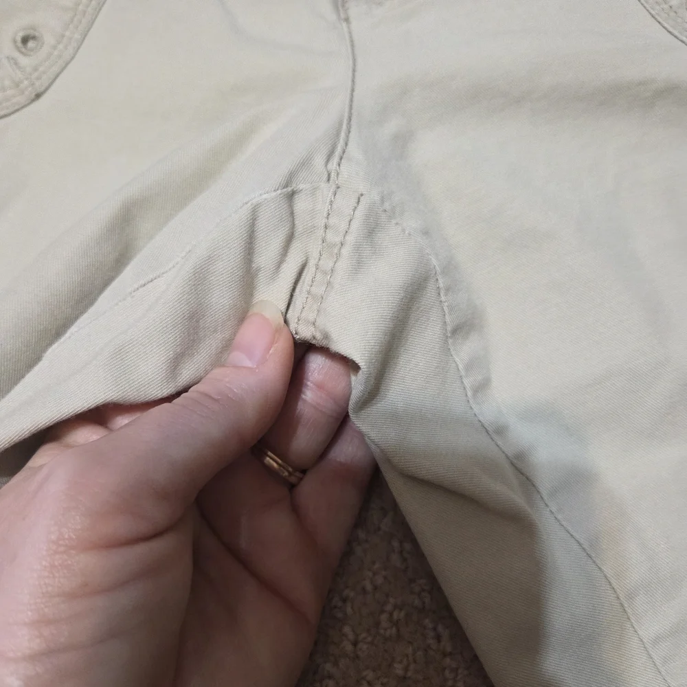 Vintage Aeropostale True Y2k‎ Juniors Cargo Capri Size 11/12 Coastal Trendy